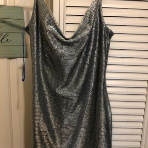Baby Blue sparkly topshop party dress